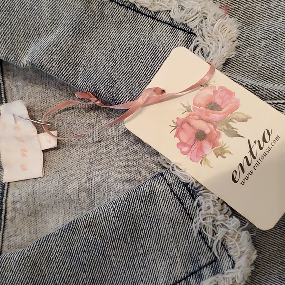 Entro Anthropologie Guest Brand Boho Fringe Shacket Jacket - Picture 10 of 12